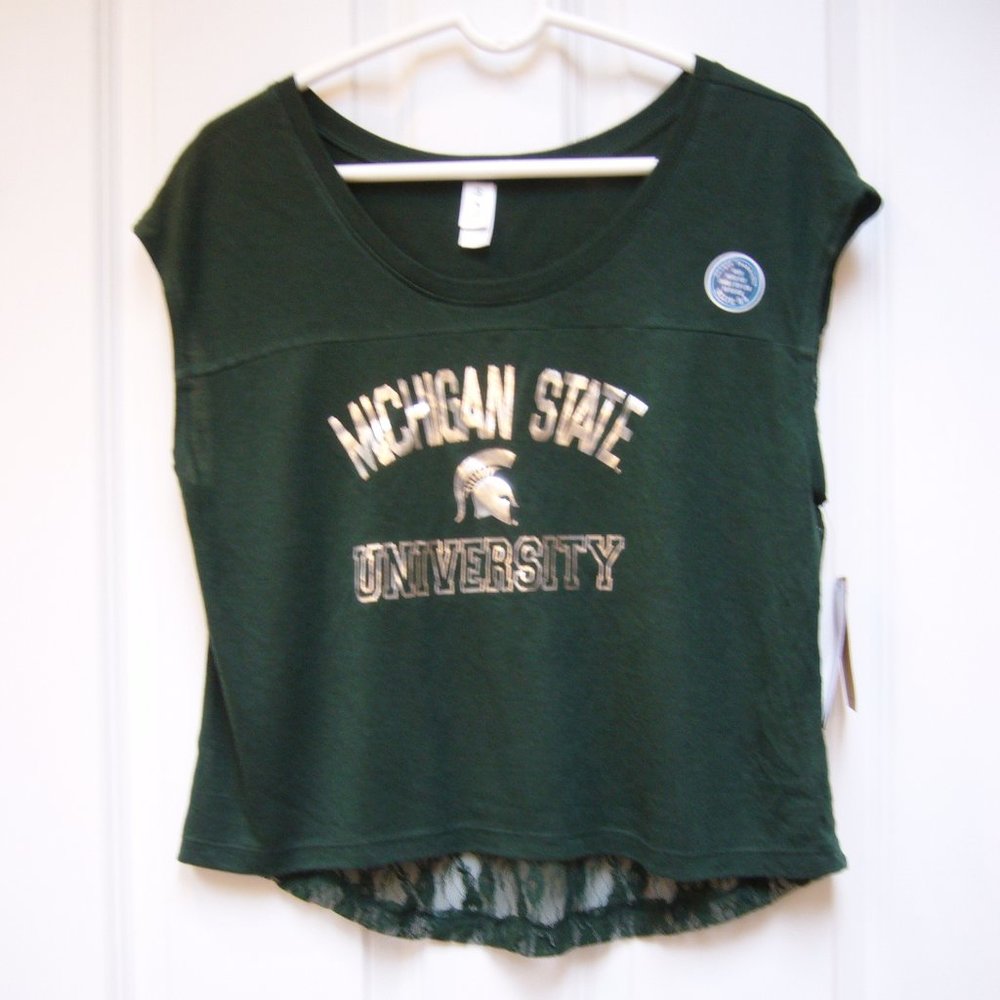 New Michigan State Spartans Blue 84 T Shirt